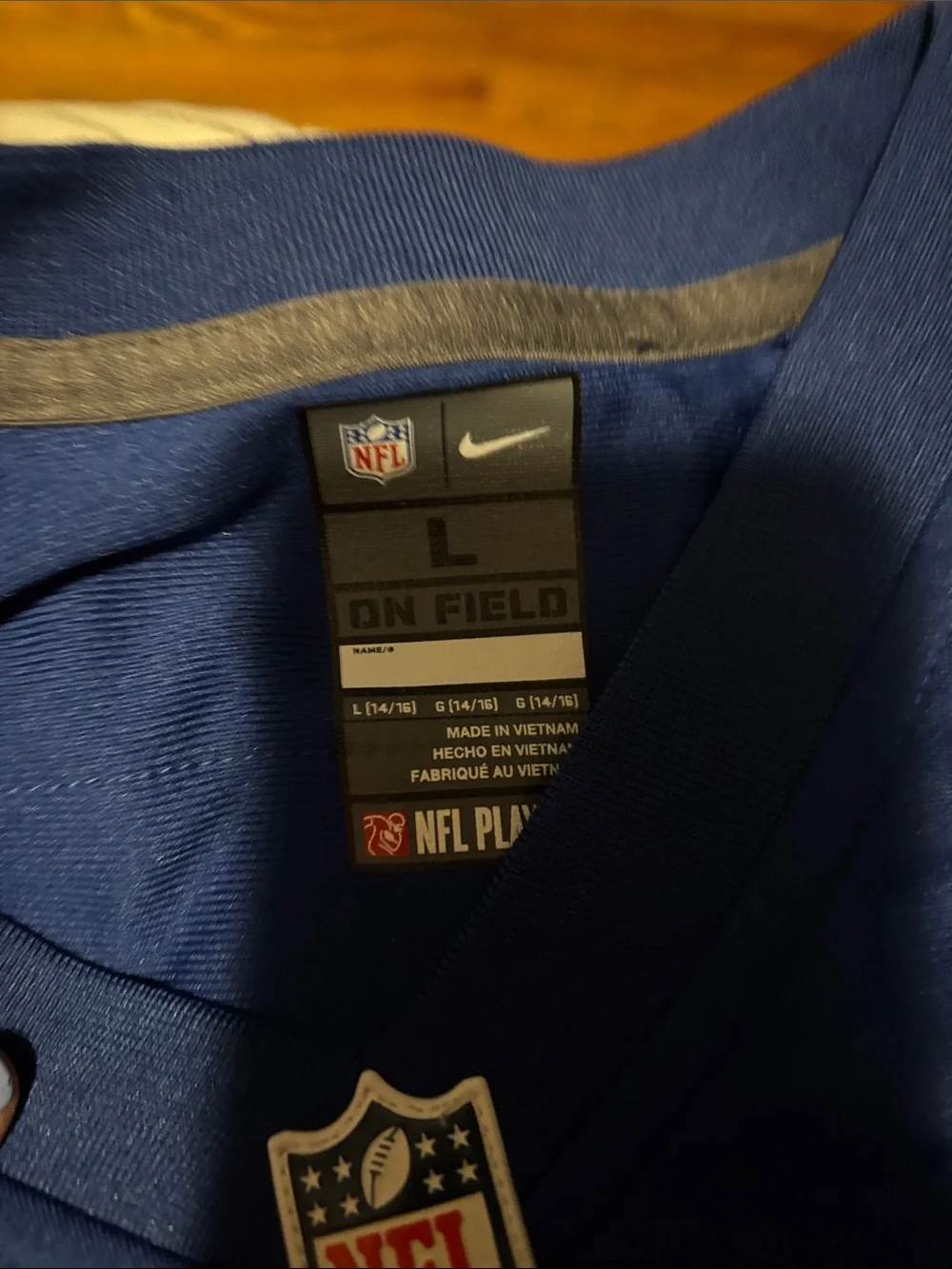 Nike Royal Blue NY Giants Football Jersey #26 Barkley